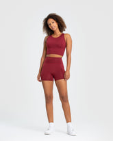 Essential Crop Tank Top | Bloodstone